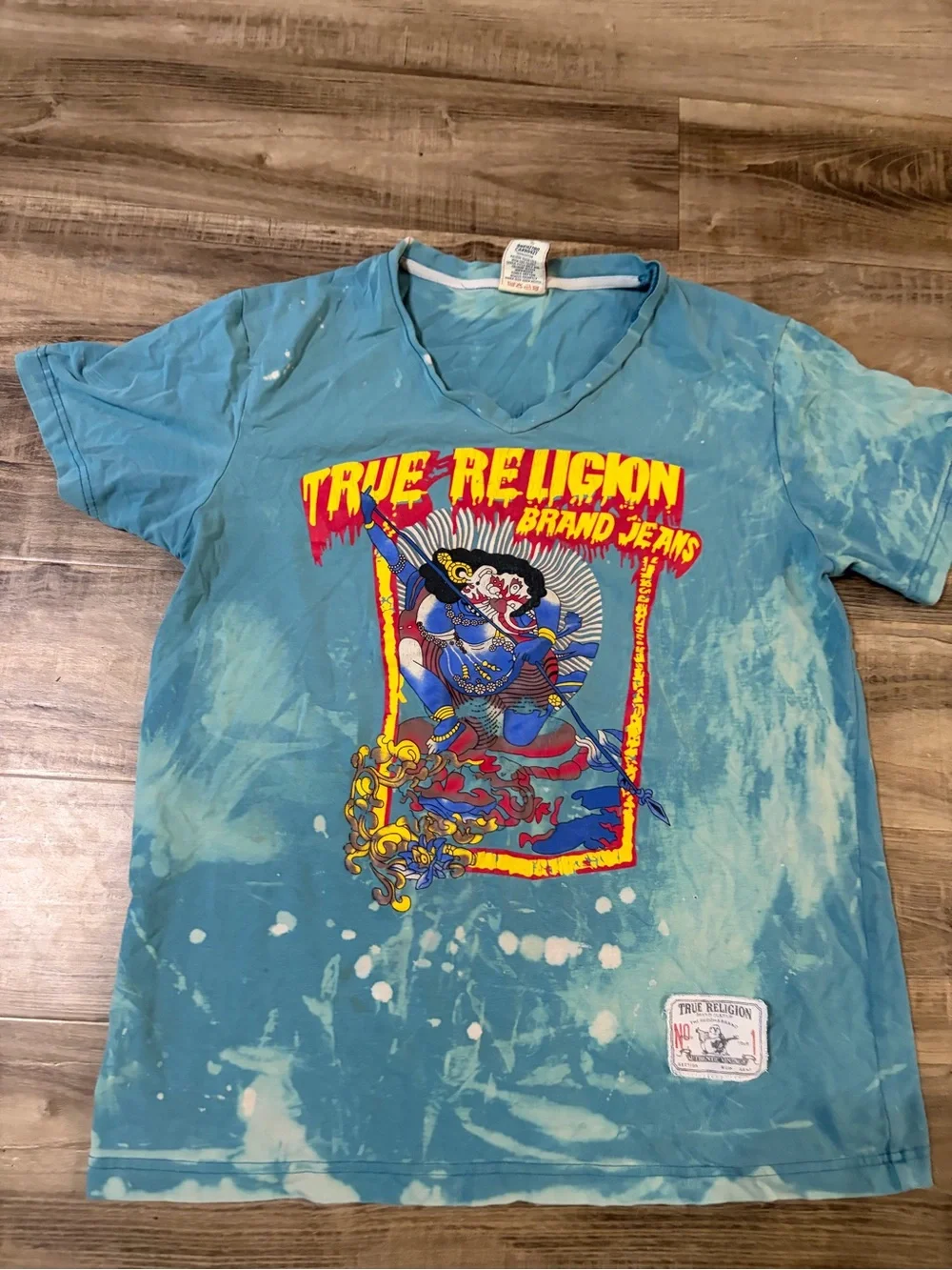 Y2K True Religion Japanese graphic shirt